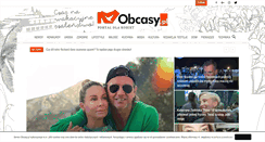 Desktop Screenshot of obcasy.pl